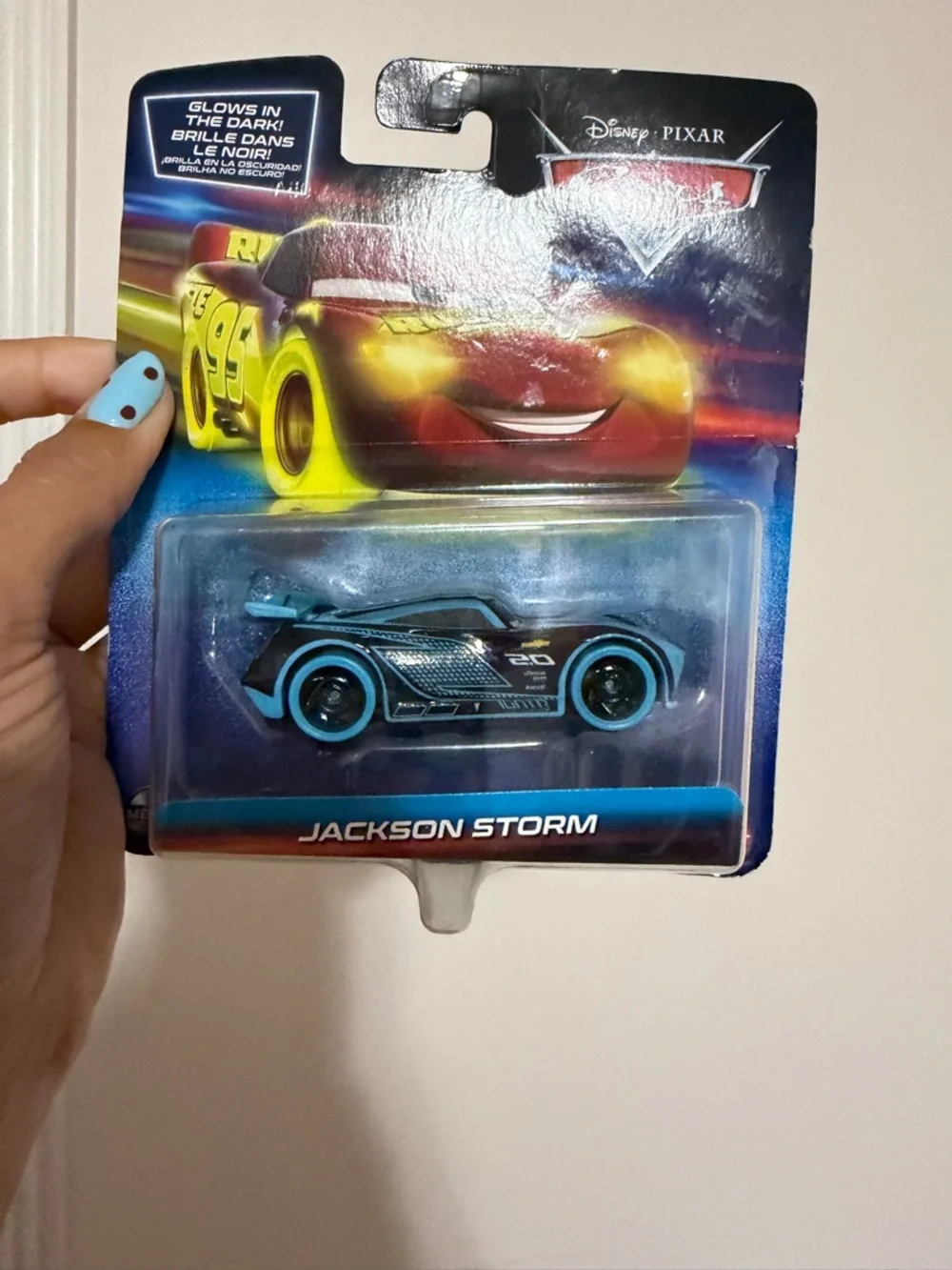 Mattel Jackson Storm Die-Cast Car - Black & Light Blue